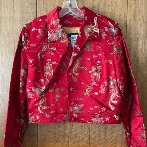 Vintage Night Lights NR 1 Silk Asian Jacket Dragons